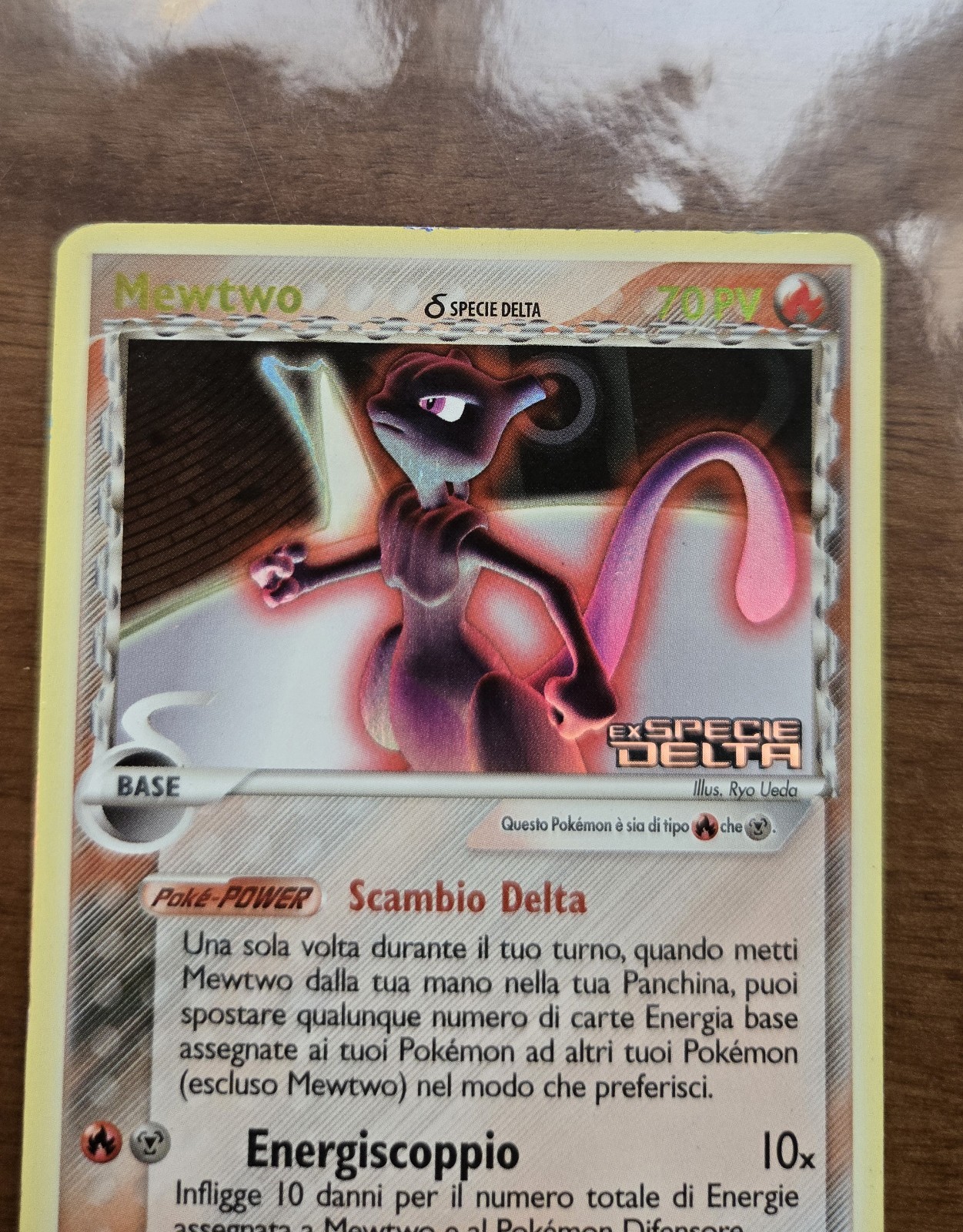 Mewtwo 12/113 Holo EX Specie Delta Italiano EX Delta Species Rare Pokemon card Mewtwo 12/113 Holo EX Specie Delta Italiano EX Delta Species Rare Pokemon card