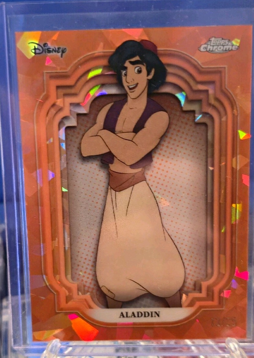Topps 2024 Topps Chrome Disney Aladdin #54 Serial Numbered 13/25 Topps 2024 Topps Chrome Disney Aladdin #54 Serial Numbered 13/25