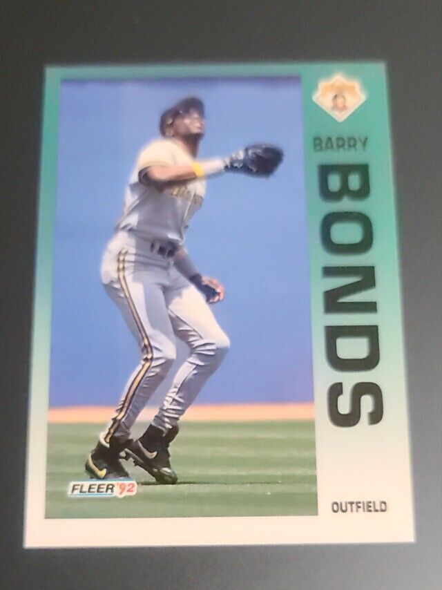 Barry Bonds Pittsburgh Pirates 1992 Fleer #550