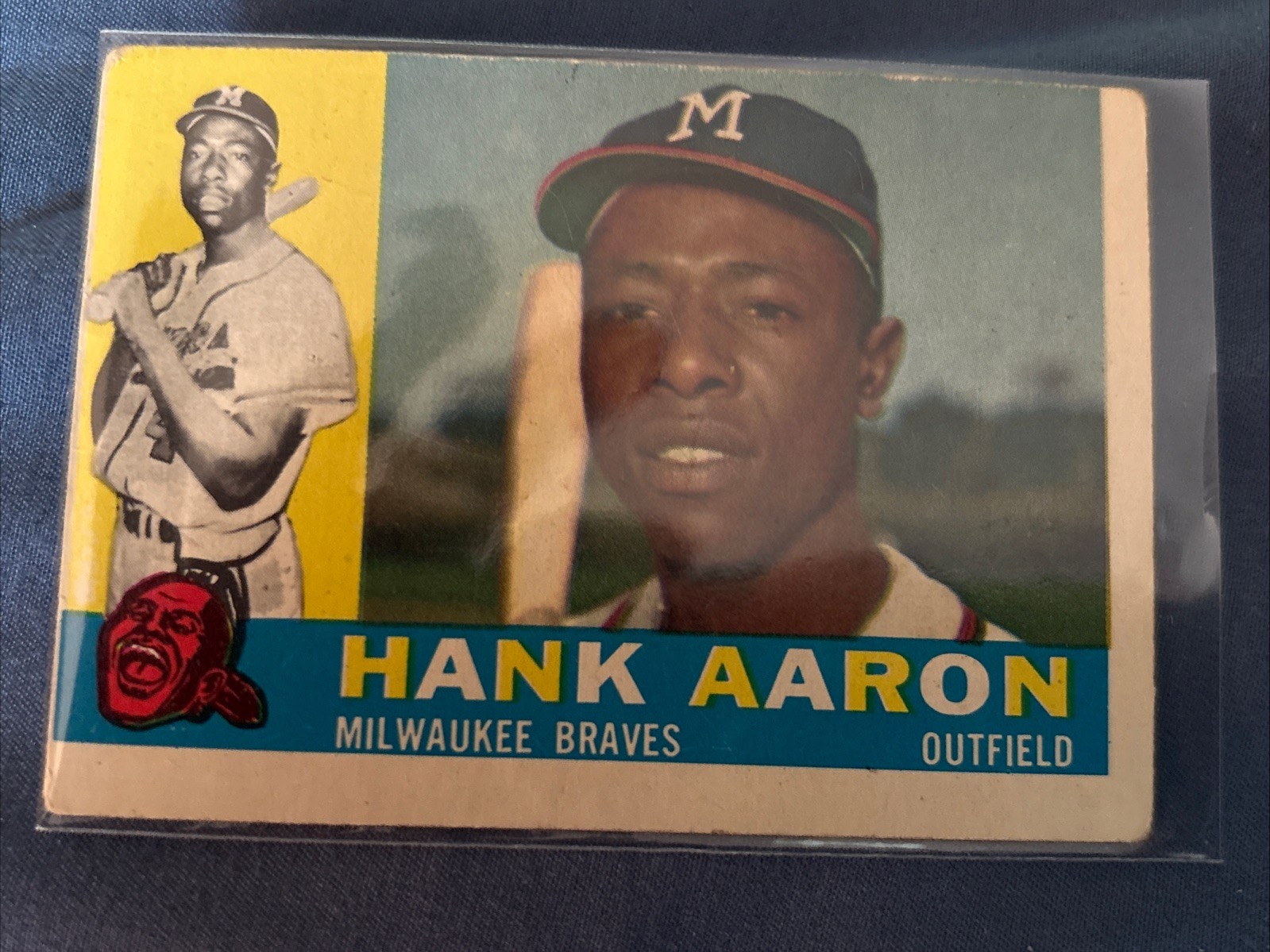 ✅1960 Topps - Henry Hank Aaron #300 Milwaukee Braves - Iconic Baseball Card ✅