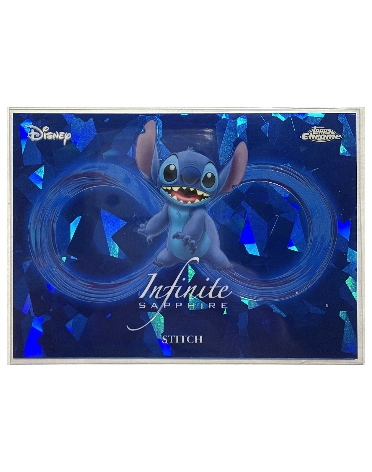 2026 Topps Chrome Sapphire Disney Stitch Infinite Sapphire IS-9