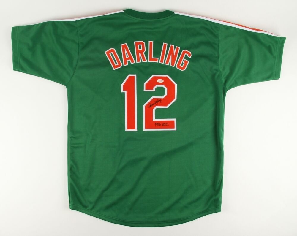 Ron Darling Signed St. Patricks Day Mets Jersey Inscribed \