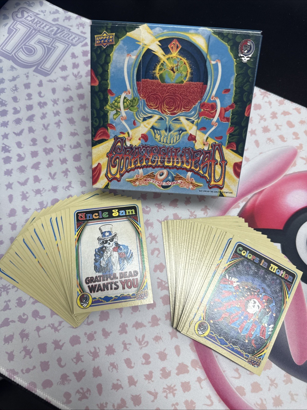 2025 UD Grateful Dead COMPLETE **50 CARD BASE SET** w/ **EMPTY**Box Sold As Is 2025 UD Grateful Dead COMPLETE **50 CARD BASE SET** w/ **EMPTY**Box Sold As Is