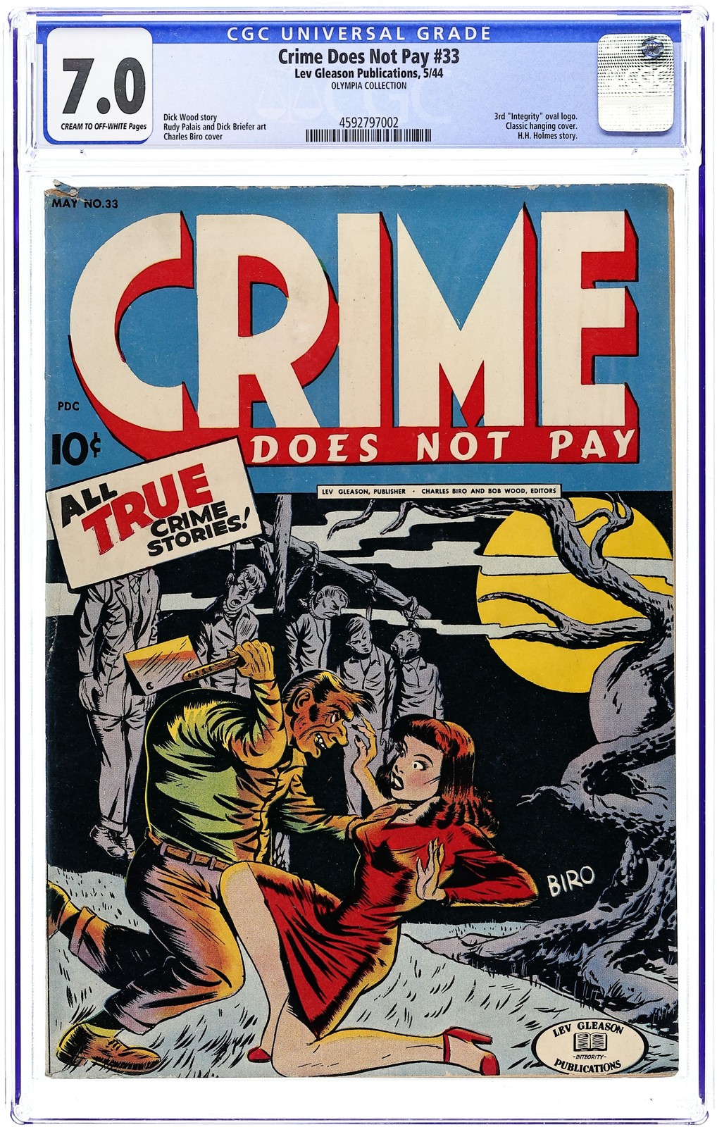 Crime Does Not Pay #33 CGC 7.0 1944 4592797002