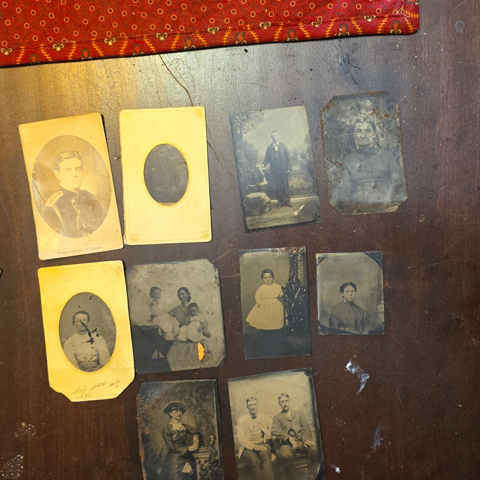 Lot of 9 Original Antique Sepia Cabinet Card Portrait Photos Duke Vladimir Lot of 9 Original Antique Sepia Cabinet Card Portrait Photos Duke Vladimir