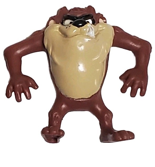 VTG 1991 Tasmanian Devil Looney Tunes Toy Figure PVC 2.5” 