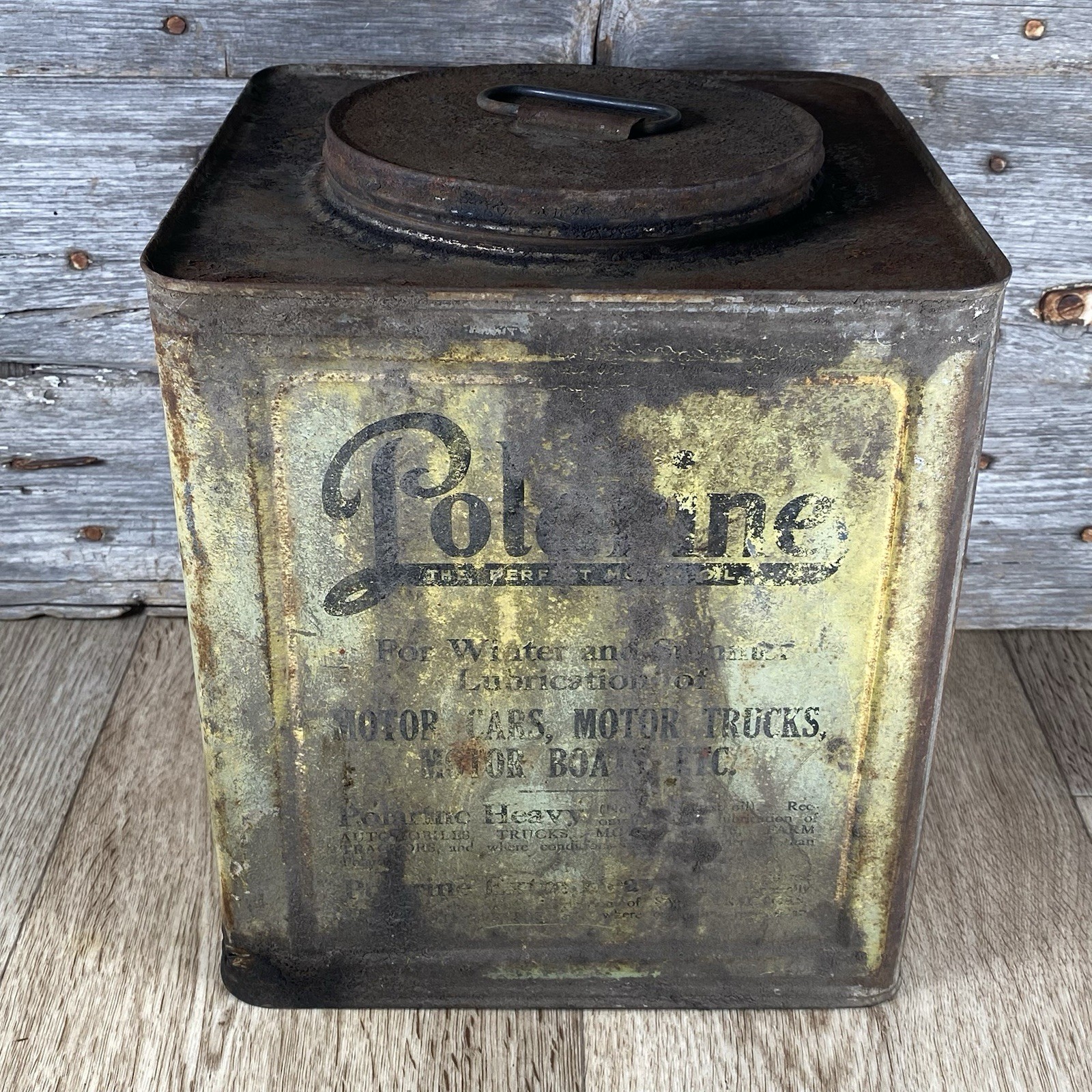 Polarine Transmission Grease 5 Lb Can Standard Oil Company Empty