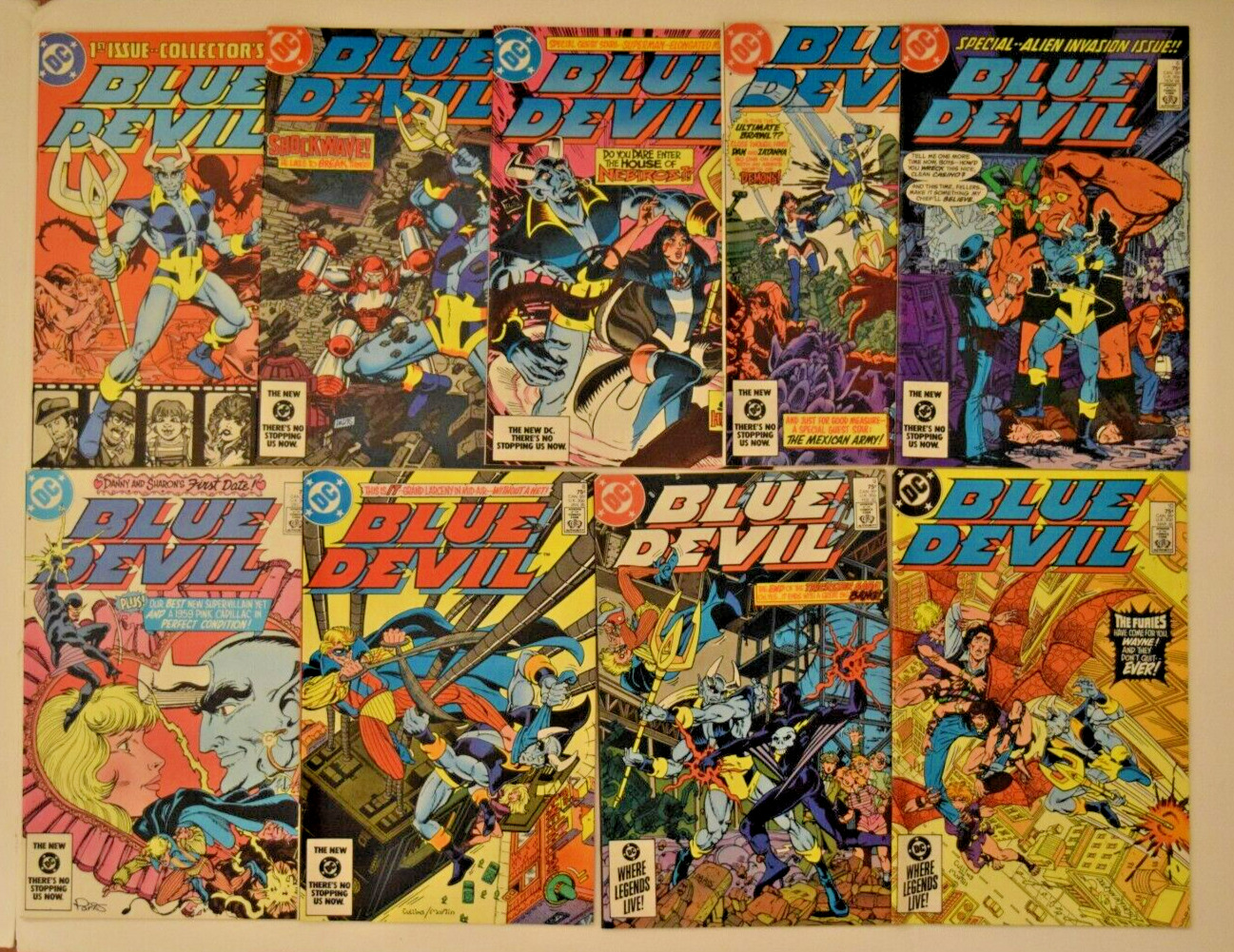 BLUE DEVIL 17 ISSUE COMICS RUN 1-22 & ANNUAL (1984) DC COMICS