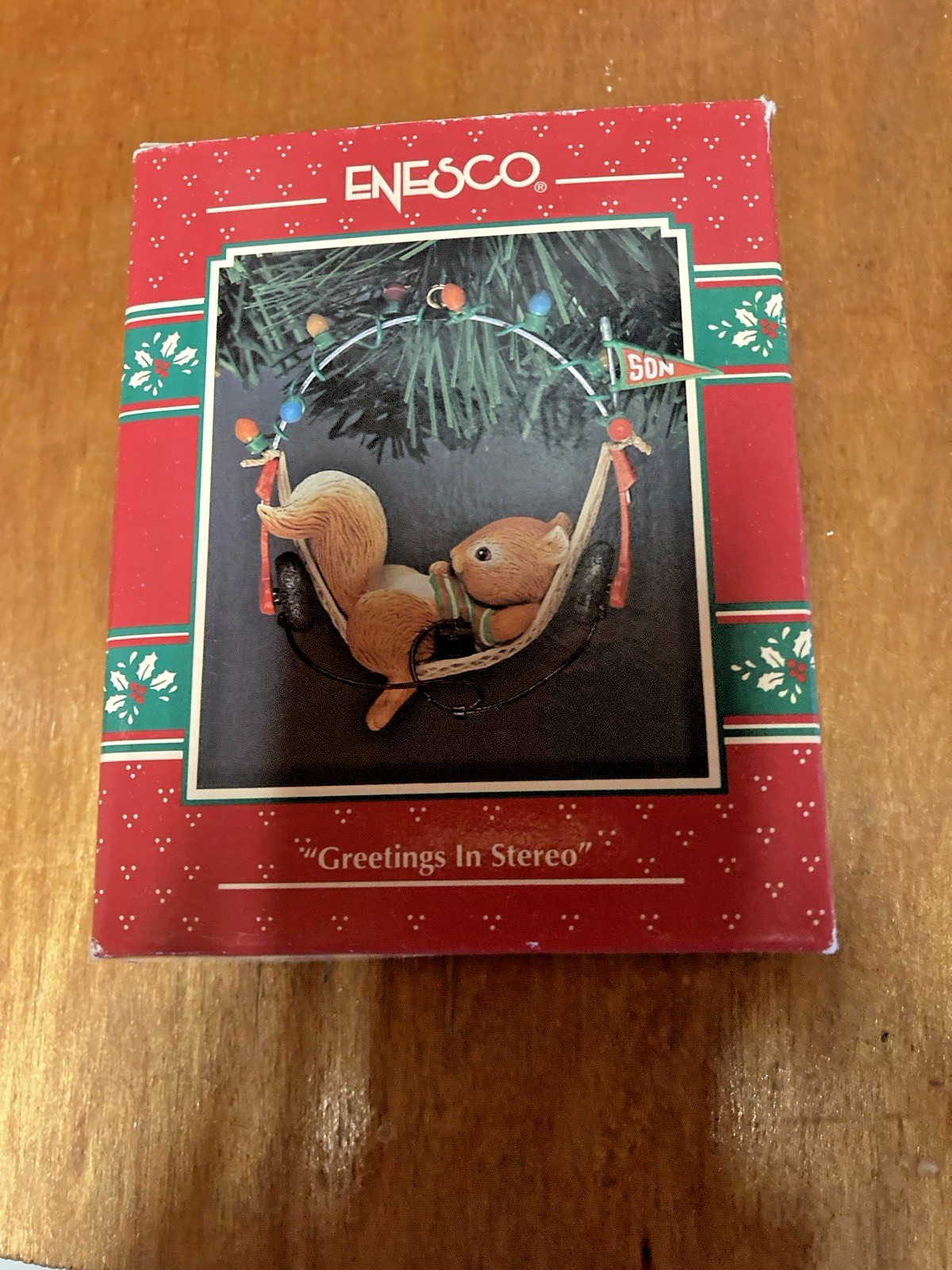 ENESCO Treasury Christmas Ornament - GREETINGS IN STEREO Holiday Gift ENESCO Treasury Christmas Ornament - GREETINGS IN STEREO Holiday Gift