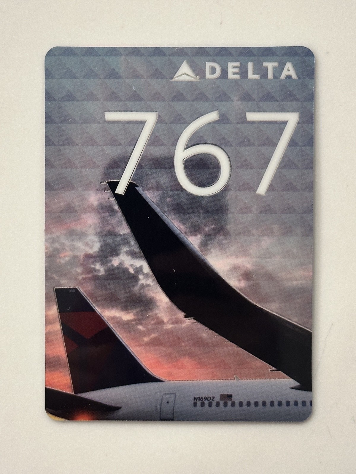 RARE 2016 Delta Air Lines Boeing 767 Aircraft Trading Card #44 - MINT CONDITION RARE 2016 Delta Air Lines Boeing 767 Aircraft Trading Card #44 - MINT CONDITION
