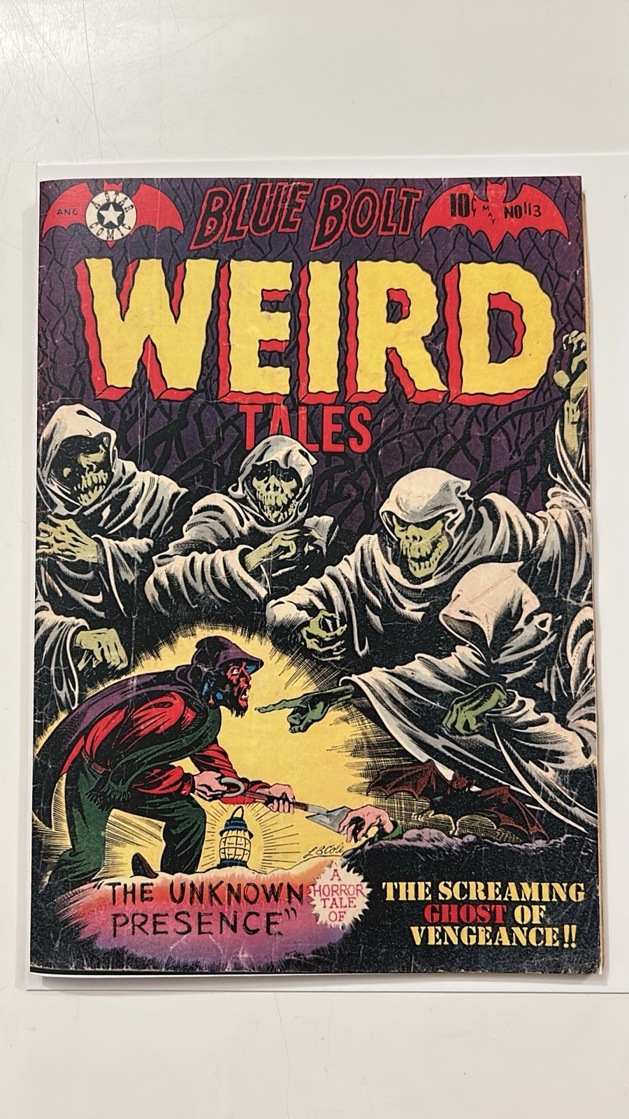 BLUE BOLT WEIRD TALES #113 1952 CLASSIC COLE, NG Repro cover WOLVERTON BLUE BOLT WEIRD TALES #113 1952 CLASSIC COLE, NG Repro cover WOLVERTON