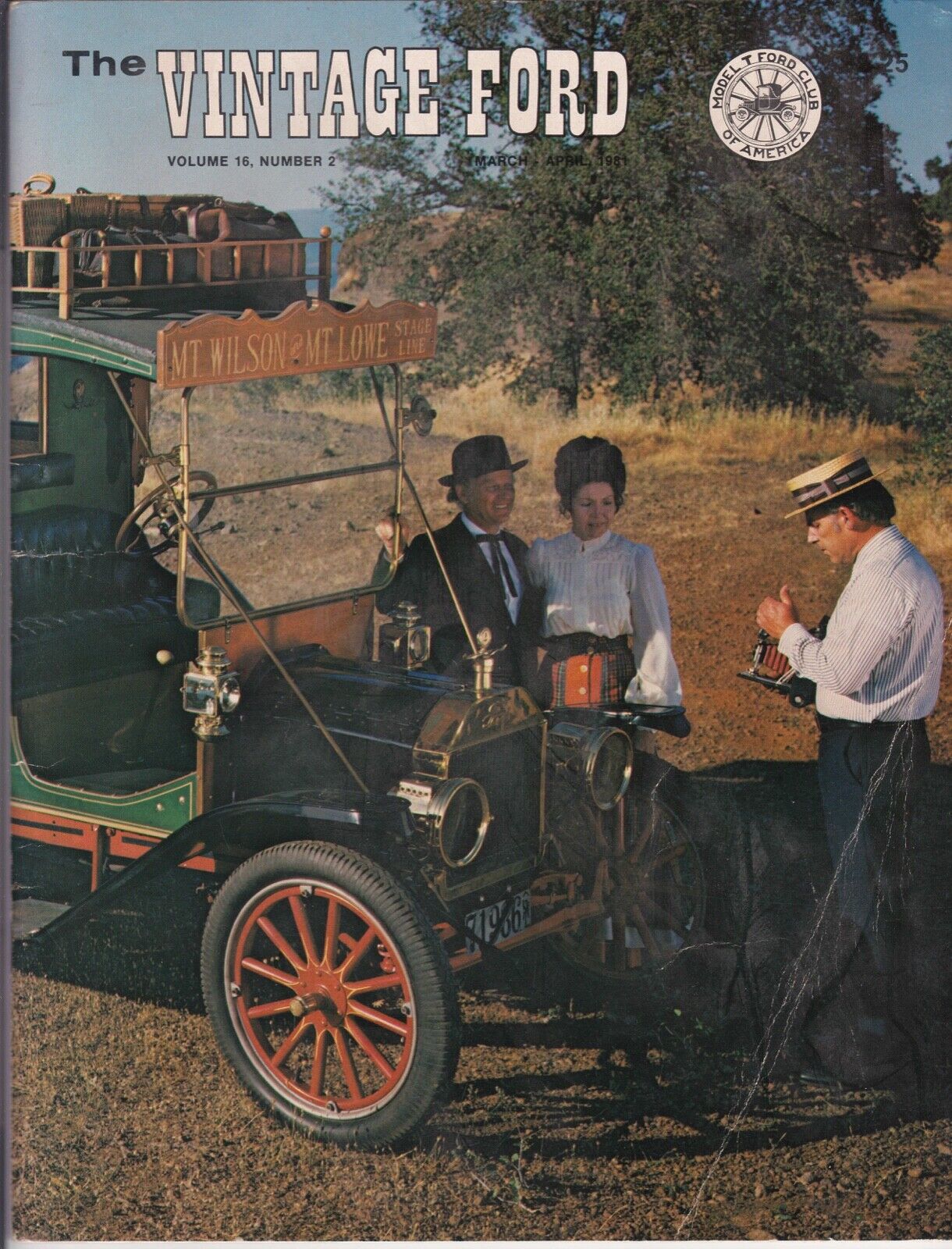 1911 MODEL T FORD BUS - VINTAGE FORD MAGAZINE 1981 - THE MODEL CLUB AMERICA
