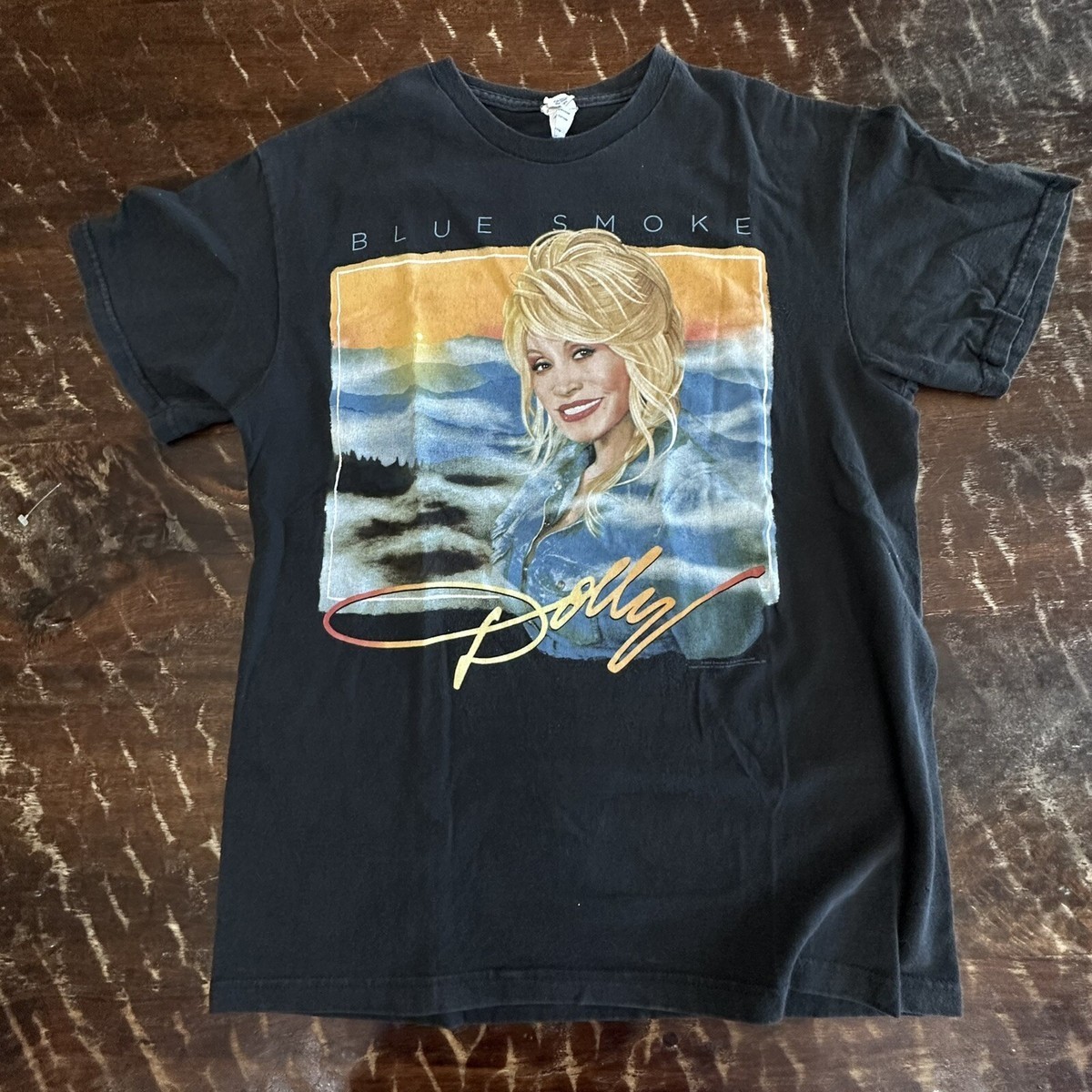 Dolly Parton 2014 Shirt Blue Smoke World Tour VTG Vintage Country Music U18.881 Dolly Parton 2014 Shirt Blue Smoke World Tour VTG Vintage Country Music U18.881