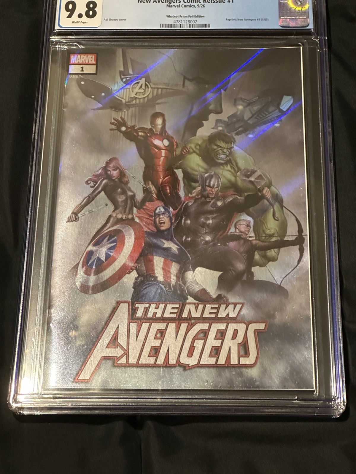 9.8 Whatnot Marvel The New Avengers #1 Collectible Prism Foil 1/400 LOW POP 9.8 Whatnot Marvel The New Avengers #1 Collectible Prism Foil 1/400 LOW POP