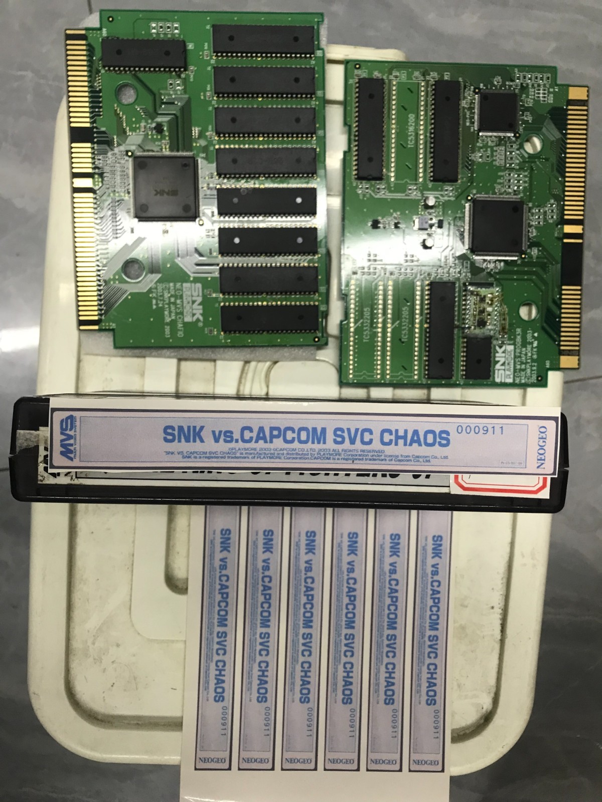 Mvs original game card svc chaos (snk vs capcom) Mvs original game card svc chaos (snk vs capcom)
