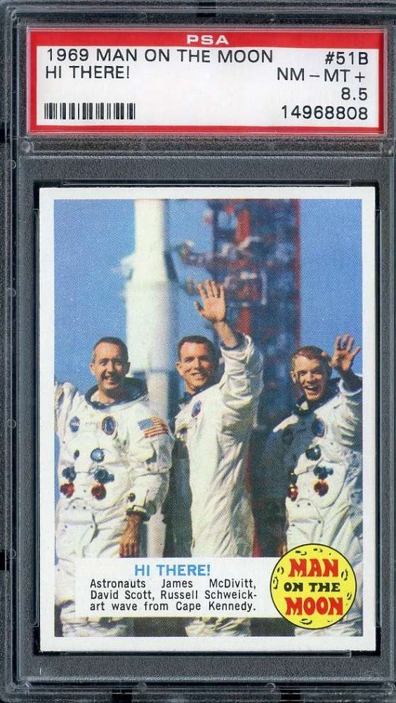 1969 Topps Man on the Moon #51 Hi There PSA 8.5 *DS15945 1969 Topps Man on the Moon #51 Hi There PSA 8.5 *DS15945