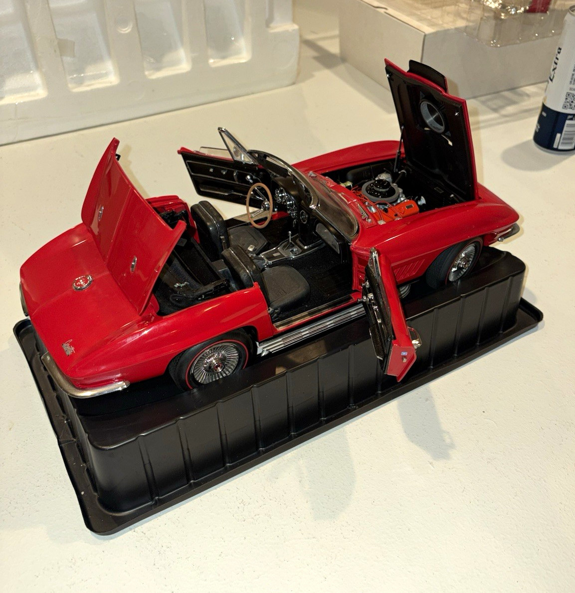The Franklin Mint 1:12 1967 Chevrolet Corvette Sting Ray L88 Connoisseur Series The Franklin Mint 1:12 1967 Chevrolet Corvette Sting Ray L88 Connoisseur Series