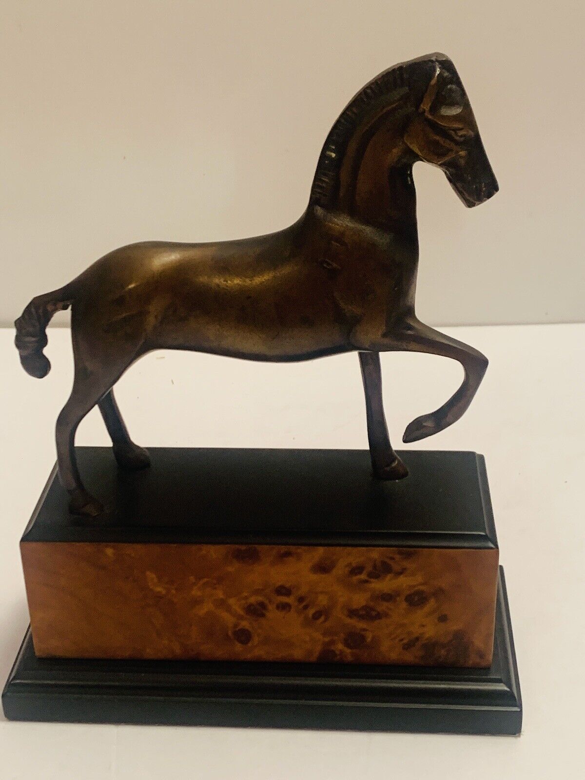 Andrea by Sadek Bronze Galloping Horse Figurine/Stature With Base
