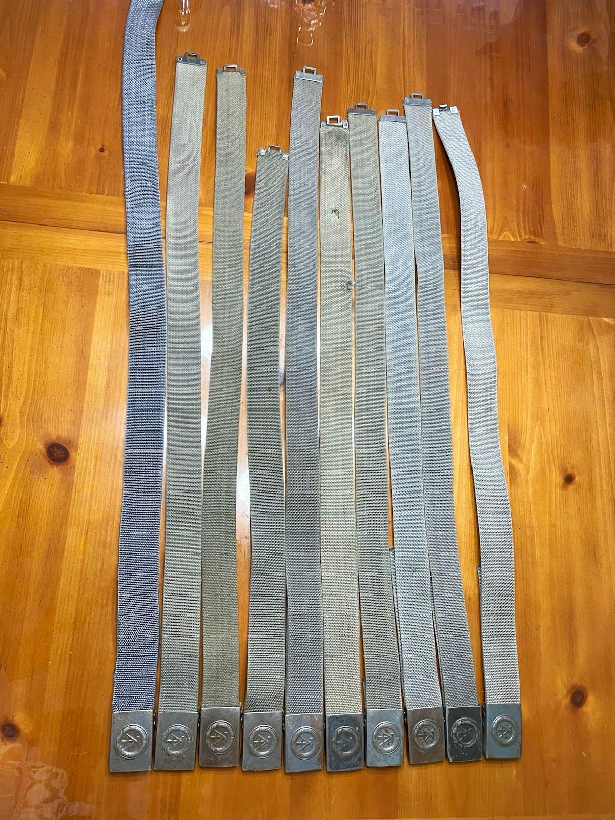East German Web Belt *Lot of 10* Field Used Condition East German Web Belt *Lot of 10* Field Used Condition