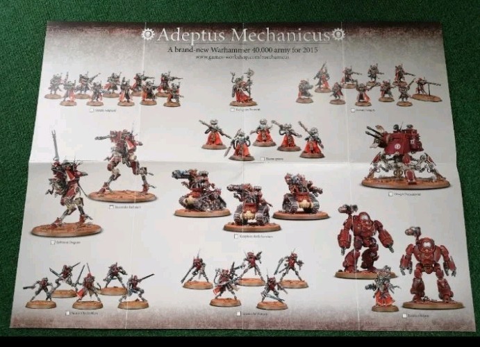 Mechanicum Adeptus Mechanicus GW Warhammer 40k Poster SkitariiRare 
