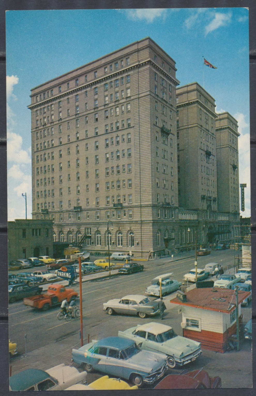 1950s Canada ~ Calgary ~ Palliser Hotel ~ 9th Ave ~ Classic Cars, Parking Lot 1950s Canada ~ Calgary ~ Palliser Hotel ~ 9th Ave ~ Classic Cars, Parking Lot