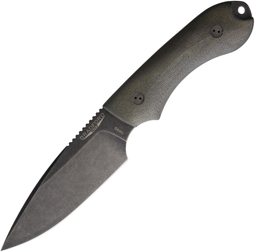 Bradford Knives Guardian 4 3D OD Micarta Fixed Blade Knife