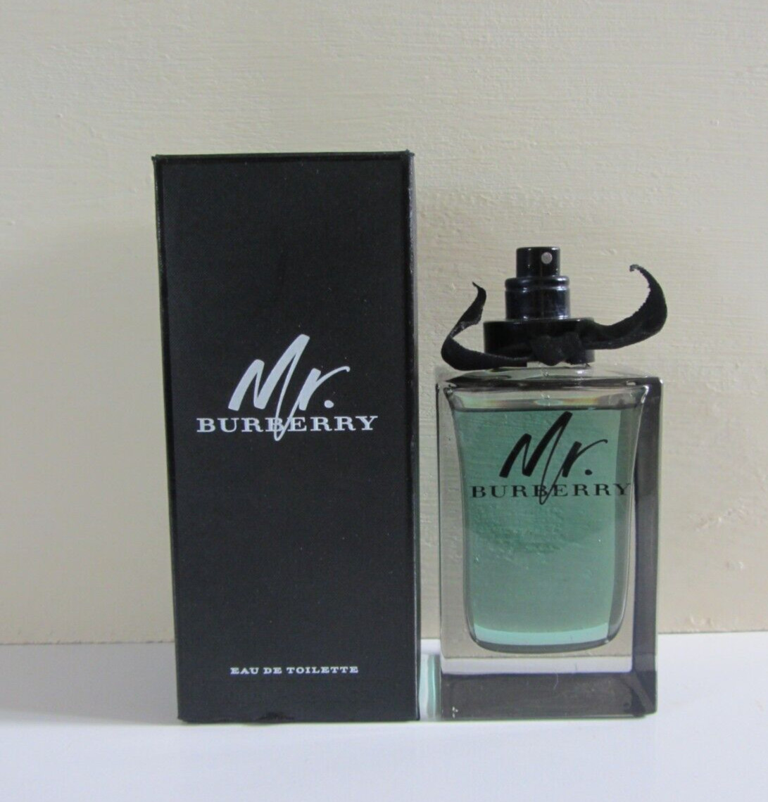 Mr Burberry by Burberry Eau de Toilette Spray 3.3oz / 100 ml - NO Cap - FRANCE Mr Burberry by Burberry Eau de Toilette Spray 3.3oz / 100 ml - NO Cap - FRANCE