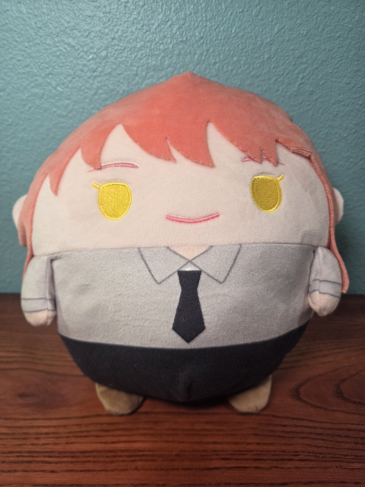 Chainsaw Man Fuwakororin BIG Plush Stuffed Doll Orange Gray Black 11in Chainsaw Man Fuwakororin BIG Plush Stuffed Doll Orange Gray Black 11in