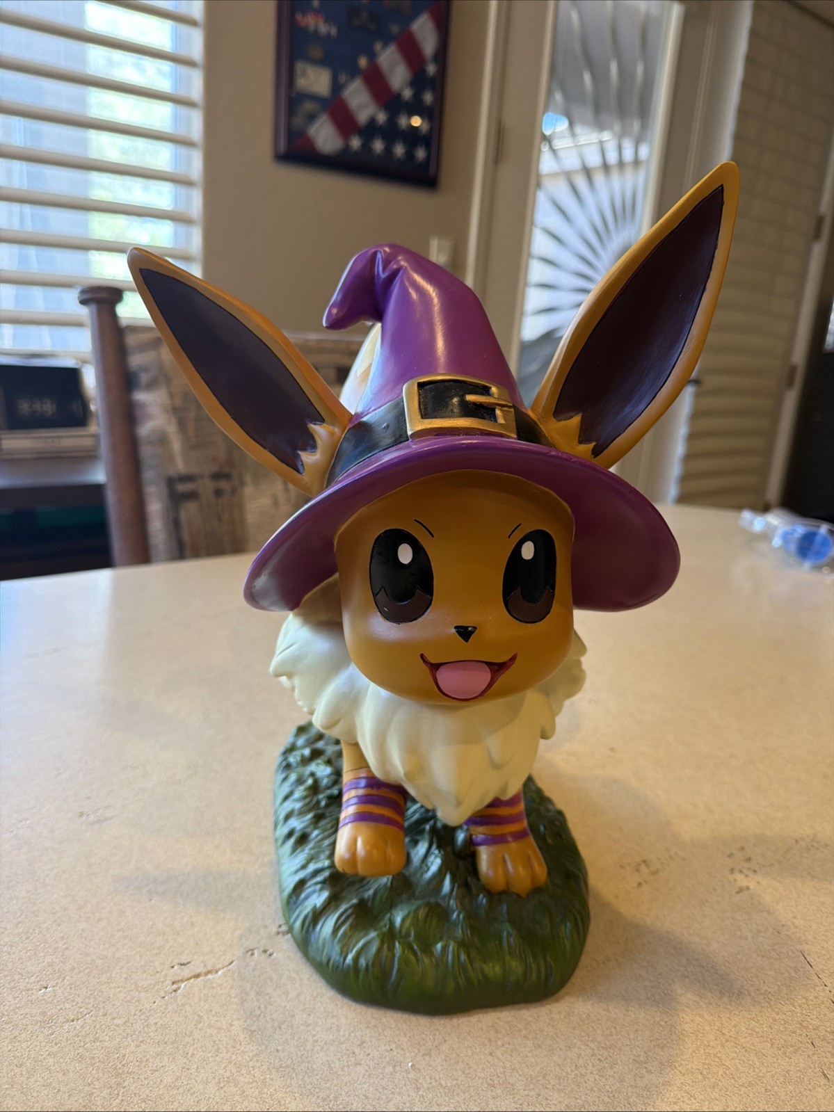 Enchanting Eevee Pokémon 2021 Limited Edition Spooky Celebration Yard Statue. Enchanting Eevee Pokémon 2021 Limited Edition Spooky Celebration Yard Statue.
