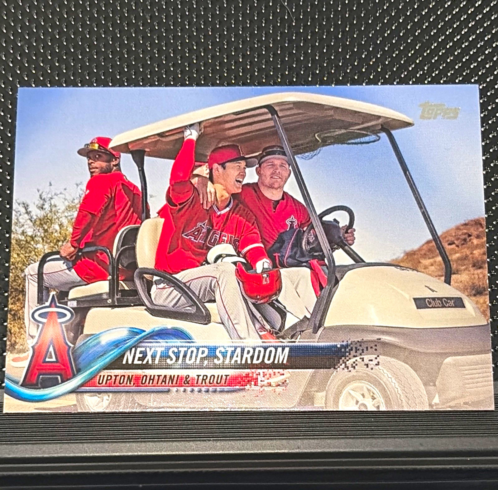 Topps 2018 Update Series US158 Next Stop: Stardom Ohtani Trout Upton Topps 2018 Update Series US158 Next Stop: Stardom Ohtani Trout Upton