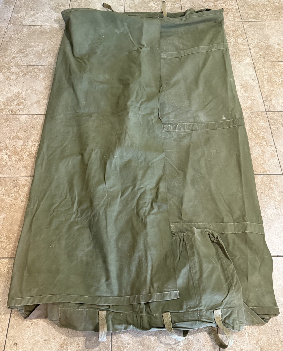 ORIGINAL 1943 WWII US ARMY OFFICER Canvas M1935 BEDDING ROLL CARTER BROS ORIGINAL 1943 WWII US ARMY OFFICER Canvas M1935 BEDDING ROLL CARTER BROS
