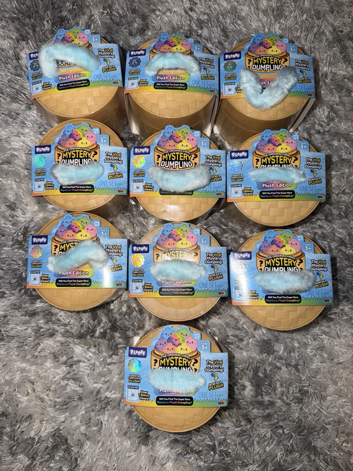 RMS Mystery Dumpling Ploofs Rainbow Plush Edition NEW SEALED Crazy Fun RMS Mystery Dumpling Ploofs Rainbow Plush Edition NEW SEALED Crazy Fun