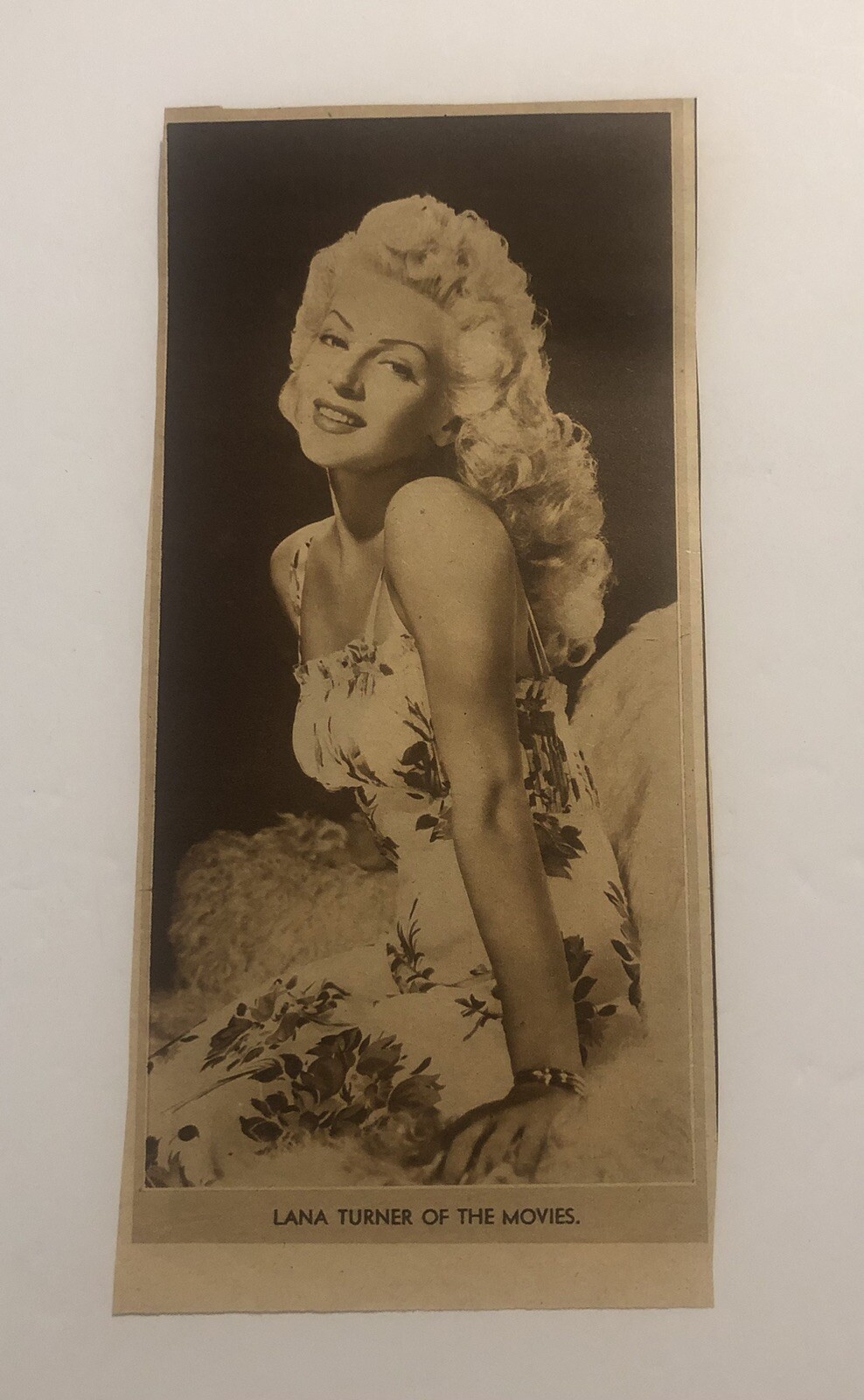 1940’s Actress Lana Turner Magazine Clipping 0C24 1940’s Actress Lana Turner Magazine Clipping 0C24