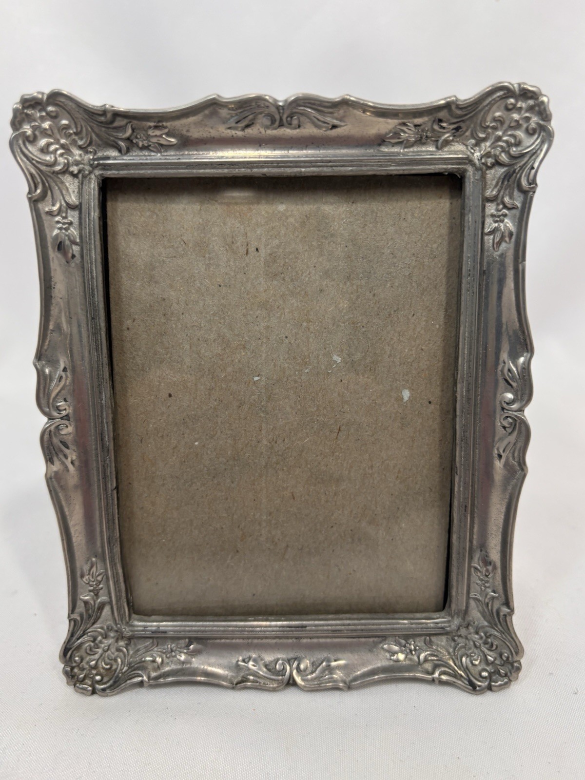 Small Heavy Euro Antique Mini Picture Frame Silver Ornate Rococo Hallmarks Read… Small Heavy Euro Antique Mini Picture Frame Silver Ornate Rococo Hallmarks Read…