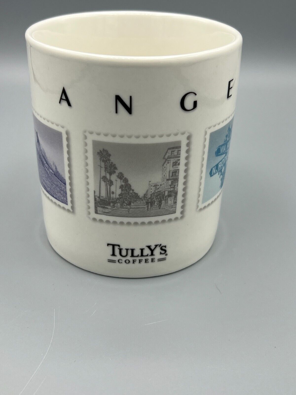 Rare Los Angeles Tully’s Coffee Mug, Oversized, 4 1/8\