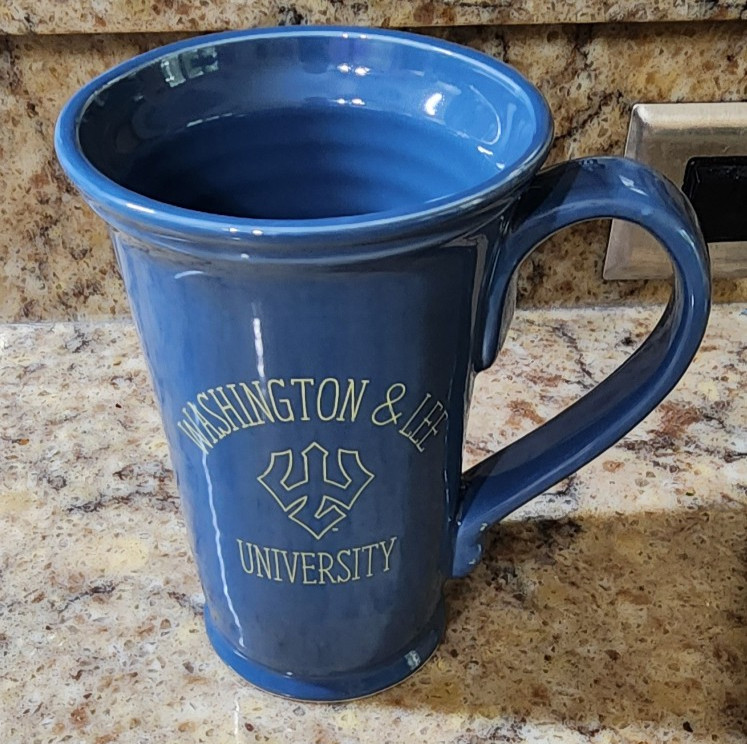 Washington and Lee University Ceramic Mug Stein w/ Crest Logo