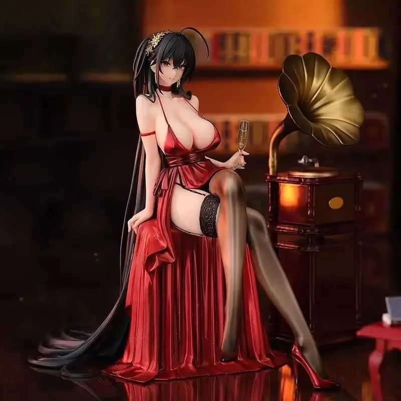22cm Azur Lane Anime Girl Gale Formal Dress PVC Figure Desktop Collectible Toy