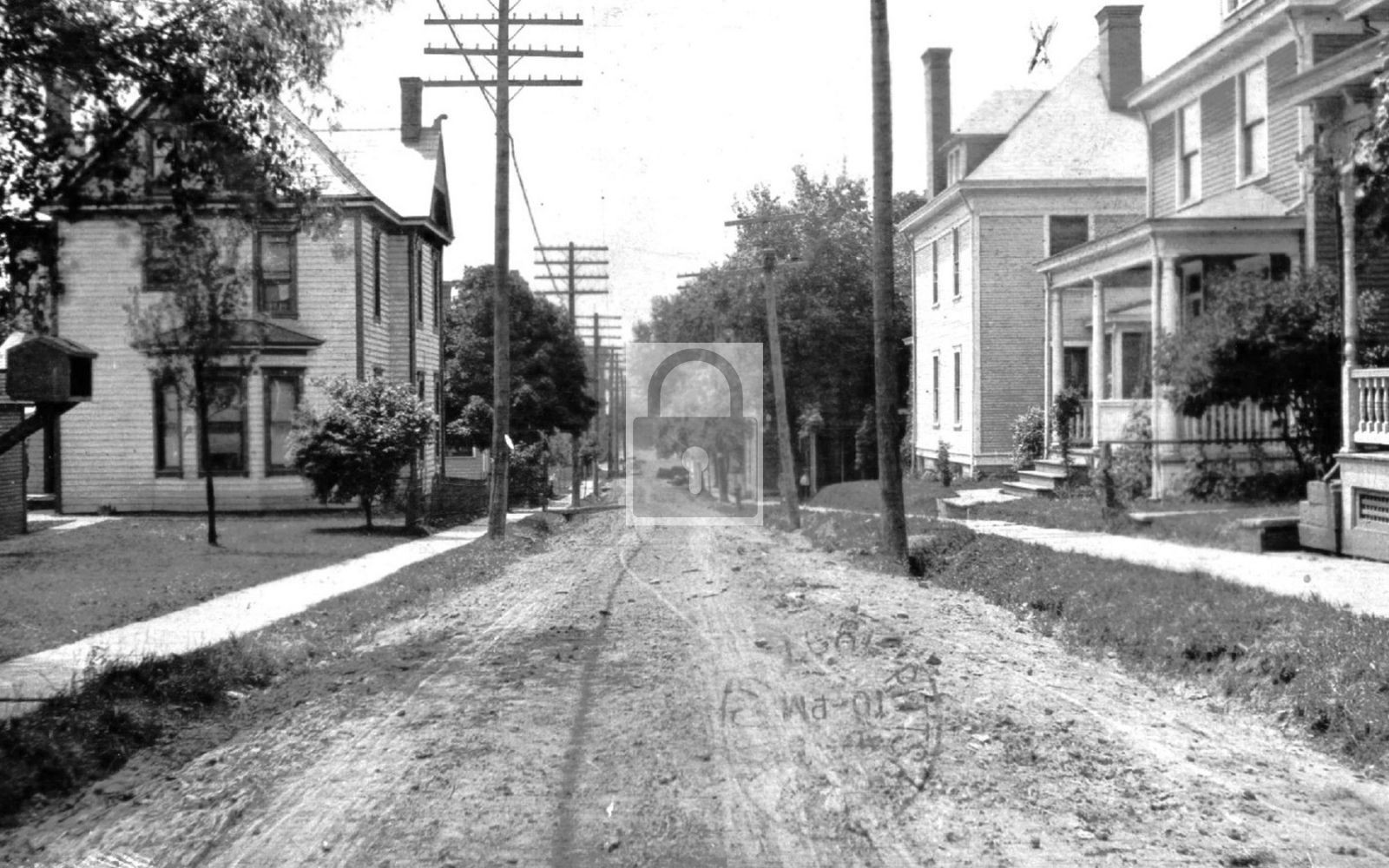 1907 Street View Zelienople Pennsylvania PA - Reprint