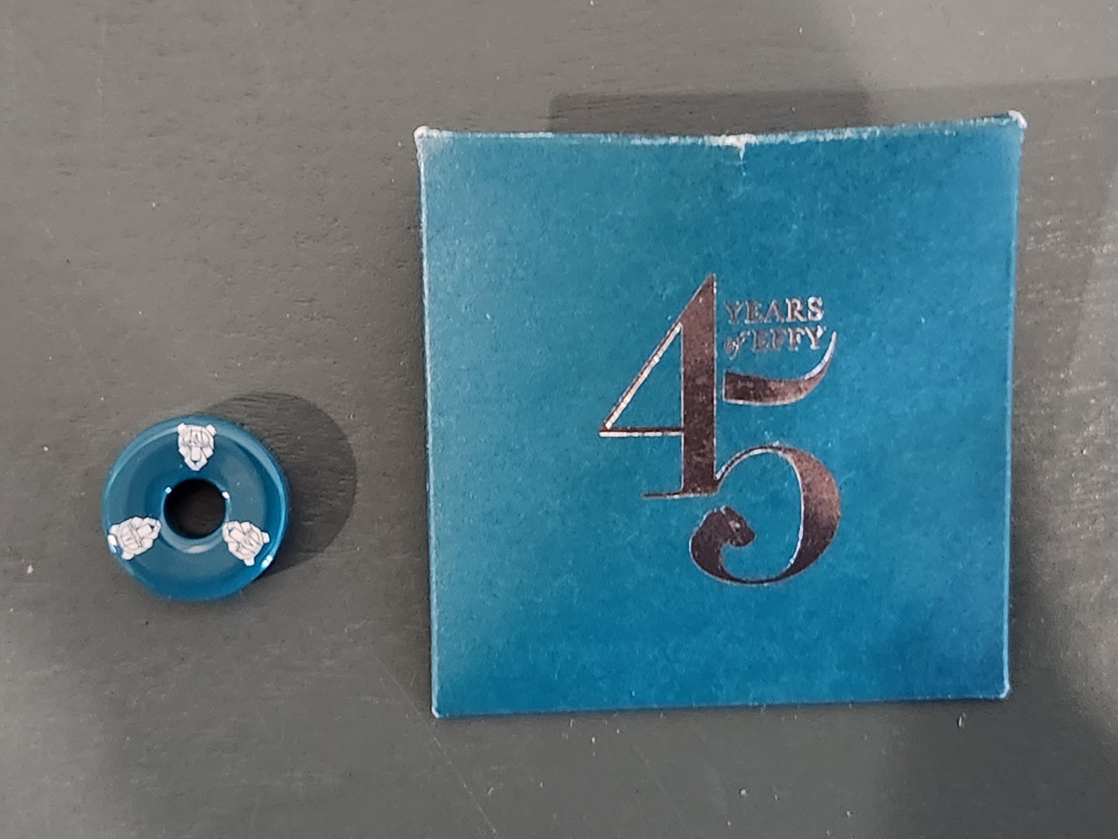 Carnival Cruise Line Effy Fun Barrel 45th ANNIVERSARY Teal Charm NEW Carnival Cruise Line Effy Fun Barrel 45th ANNIVERSARY Teal Charm NEW