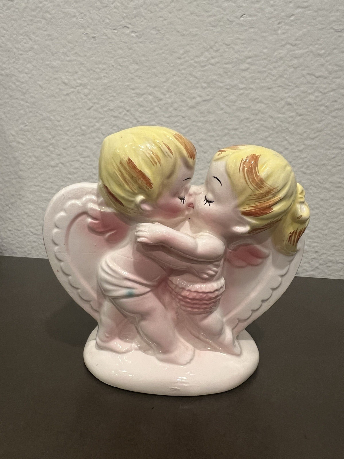 RARE Vintage Lefton PINK Valentines Planter RARE Vintage Lefton PINK Valentines Planter