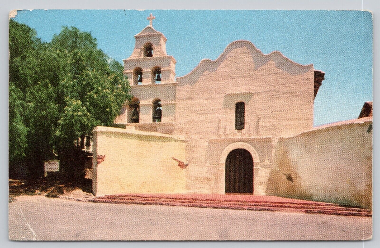 Postcard Mission San Diego de Alcala San Diego CA c 1951