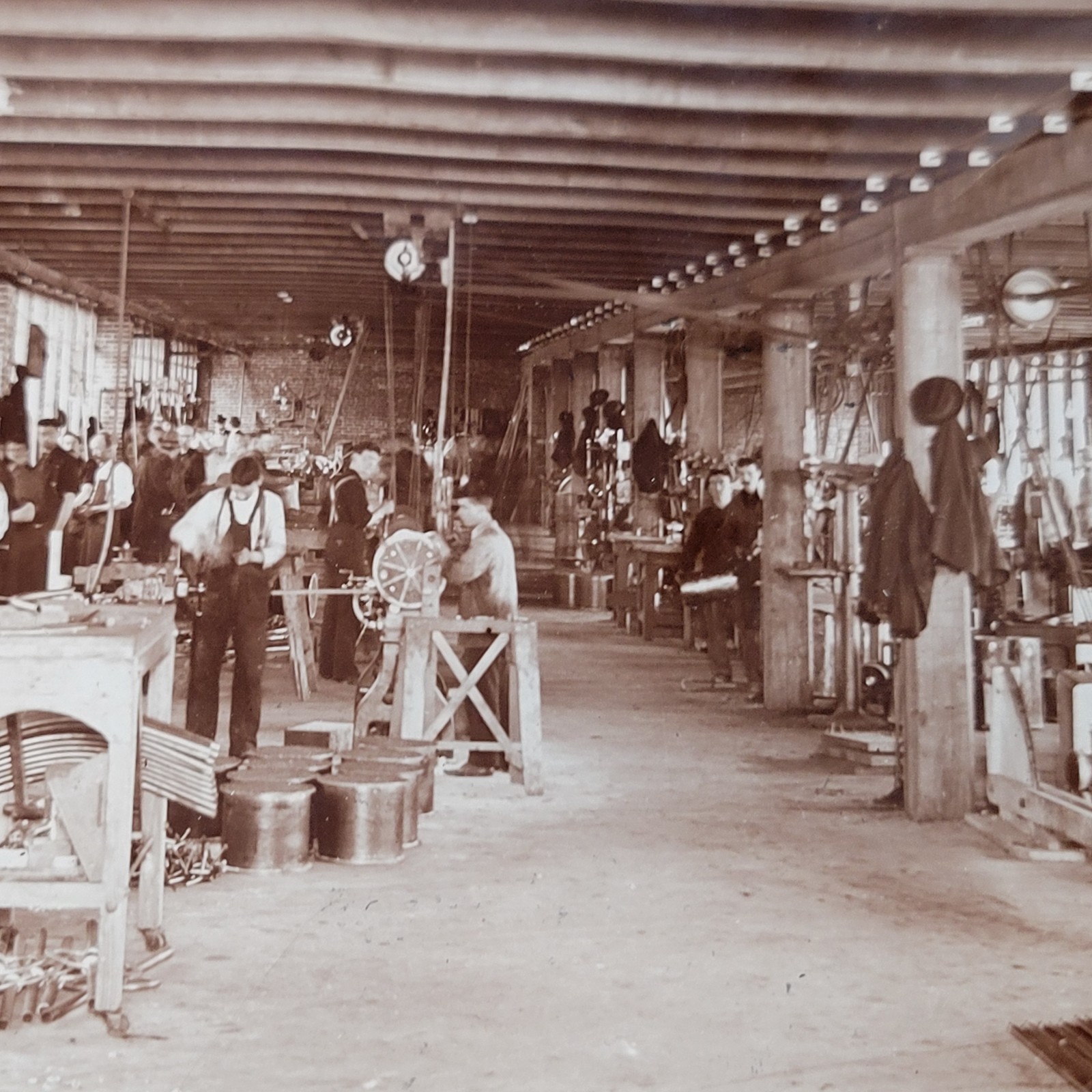 c1900 Auburn NY Factory Original Photo by Bryon Antique Manufacturing Industrial c1900 Auburn NY Factory Original Photo by Bryon Antique Manufacturing Industrial