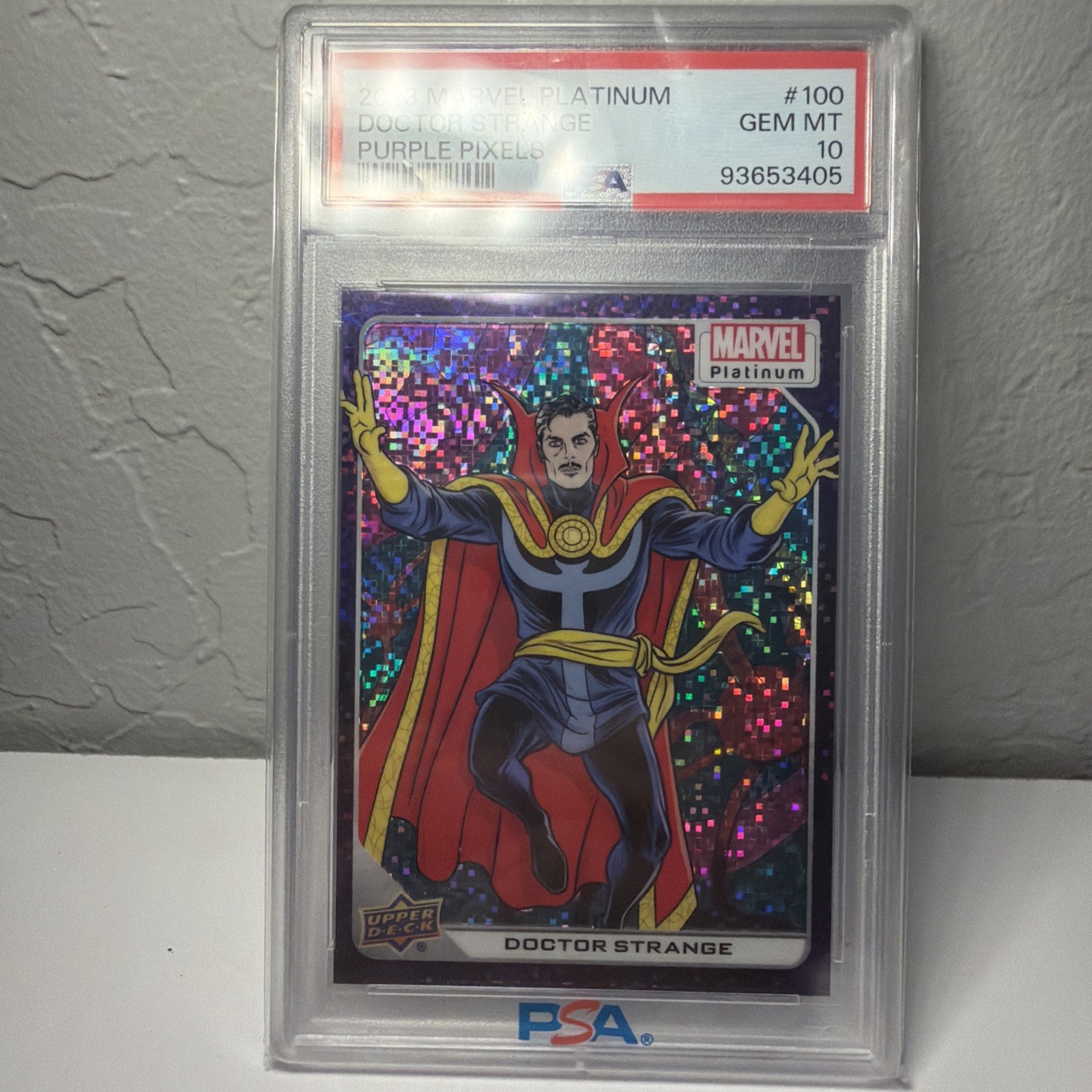 Marvel PSA 10 Doctor Strange 2023 Marvel Platinum Purple Pixels /35 PSA 10 POP 4 Marvel PSA 10 Doctor Strange 2023 Marvel Platinum Purple Pixels /35 PSA 10 POP 4