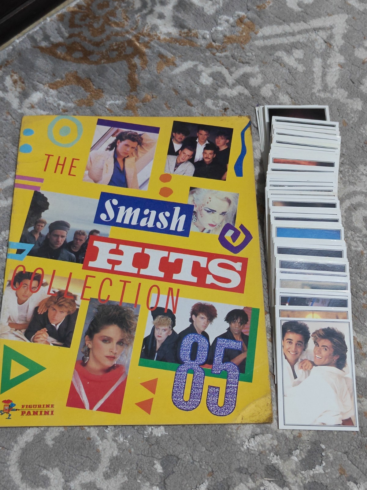PANINI SMASH Hits 1985 Collection, GB FULL Set + EMPTY ALBUM PANINI SMASH Hits 1985 Collection, GB FULL Set + EMPTY ALBUM