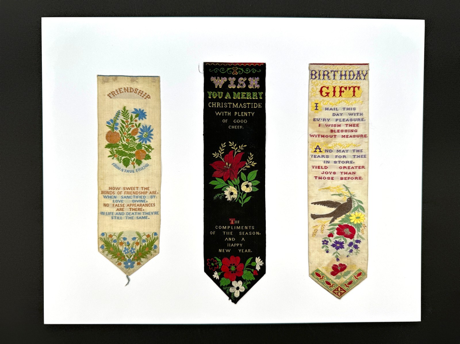 Thomas Stevens Stevengraph Bookmarks Lot Set Friendship Christmas Birthday Gift Thomas Stevens Stevengraph Bookmarks Lot Set Friendship Christmas Birthday Gift