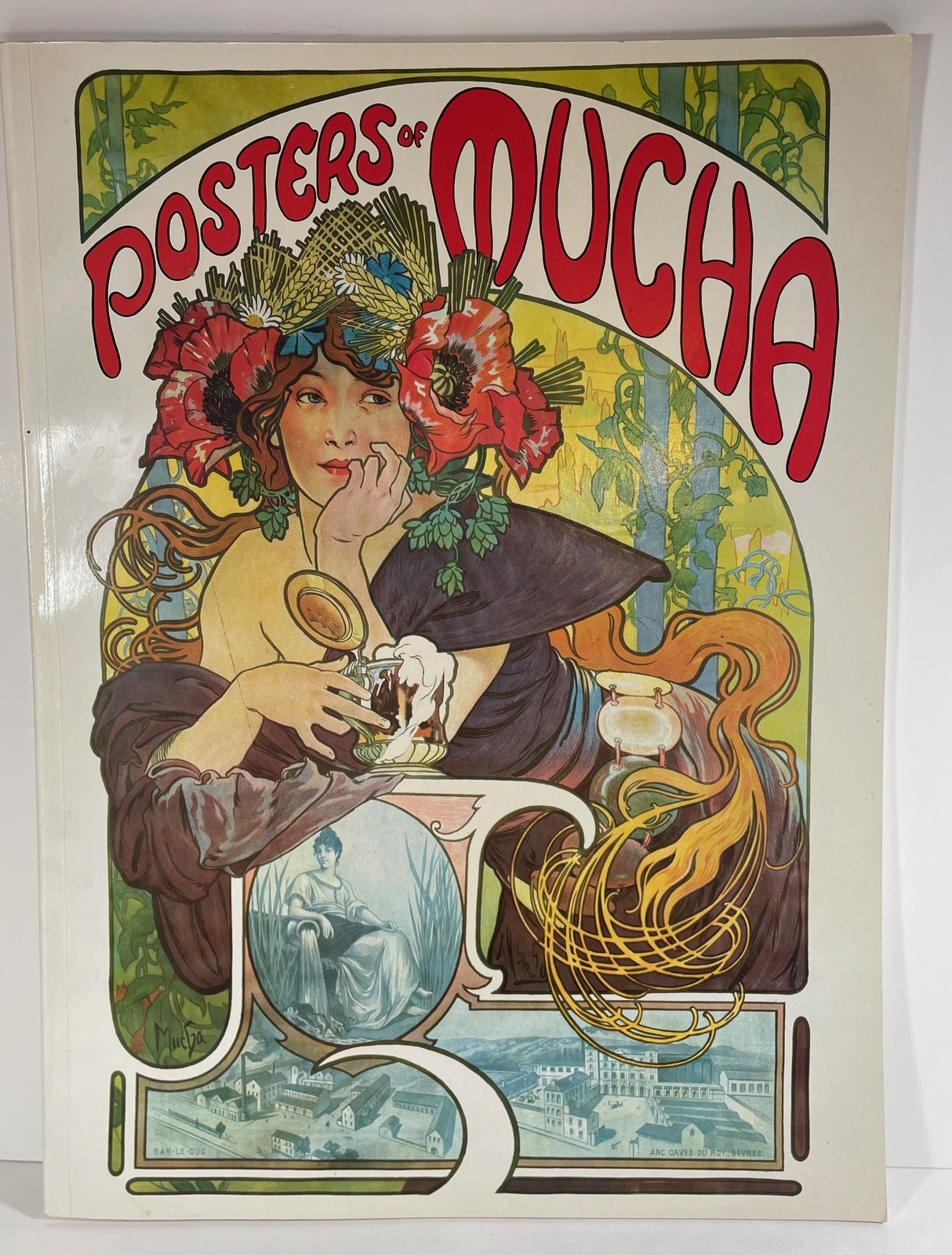 POSTERS OF MUCHA - ALPHONSE MUCHA ART BOOK VINTAGE 1975 - 22 POSTERS ART NOUVEAU POSTERS OF MUCHA - ALPHONSE MUCHA ART BOOK VINTAGE 1975 - 22 POSTERS ART NOUVEAU