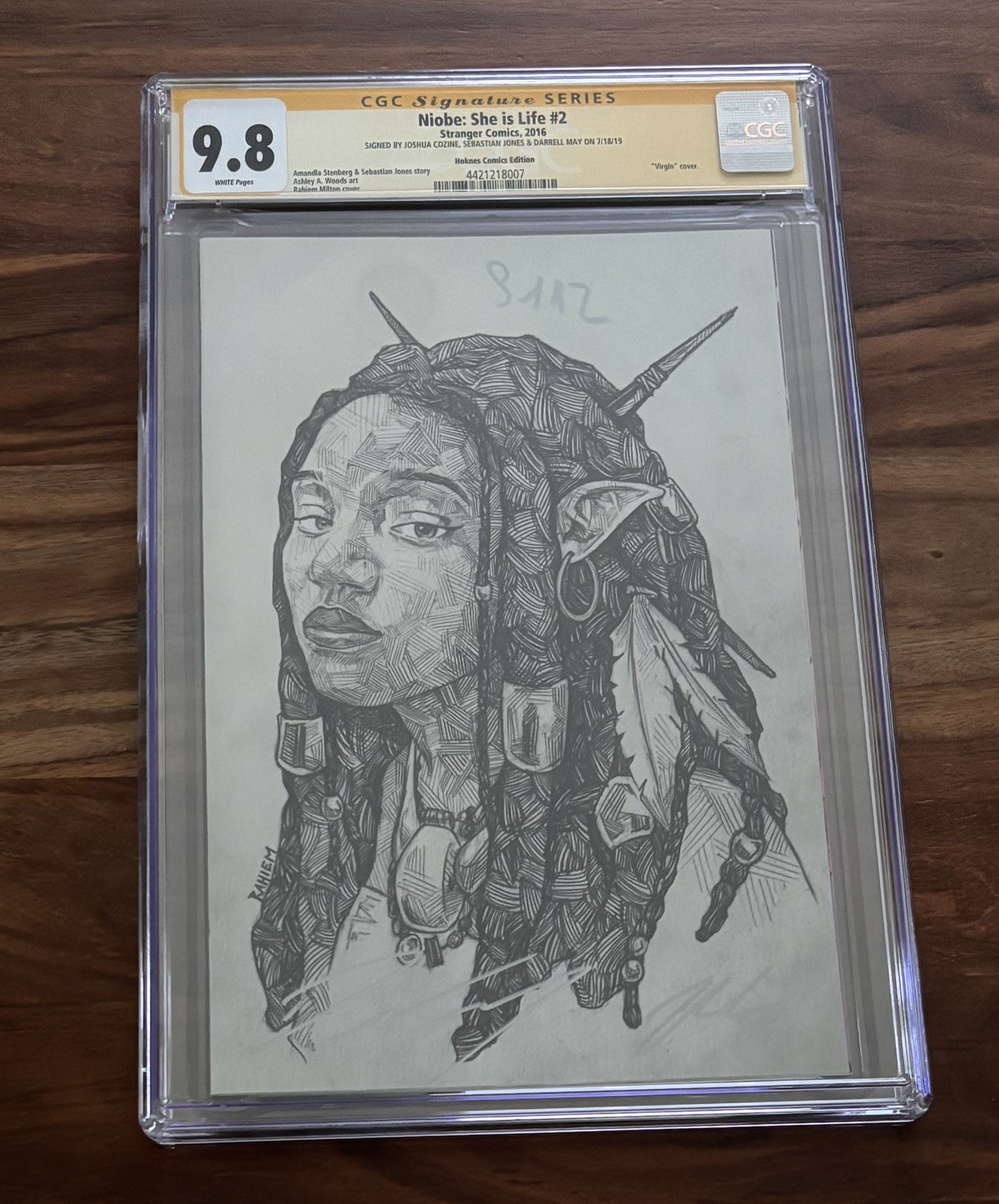 Niobe She is Life #2 CGC SS 9.8 Stranger Hoknes Virgin Signed Cozine Jones May Niobe She is Life #2 CGC SS 9.8 Stranger Hoknes Virgin Signed Cozine Jones May
