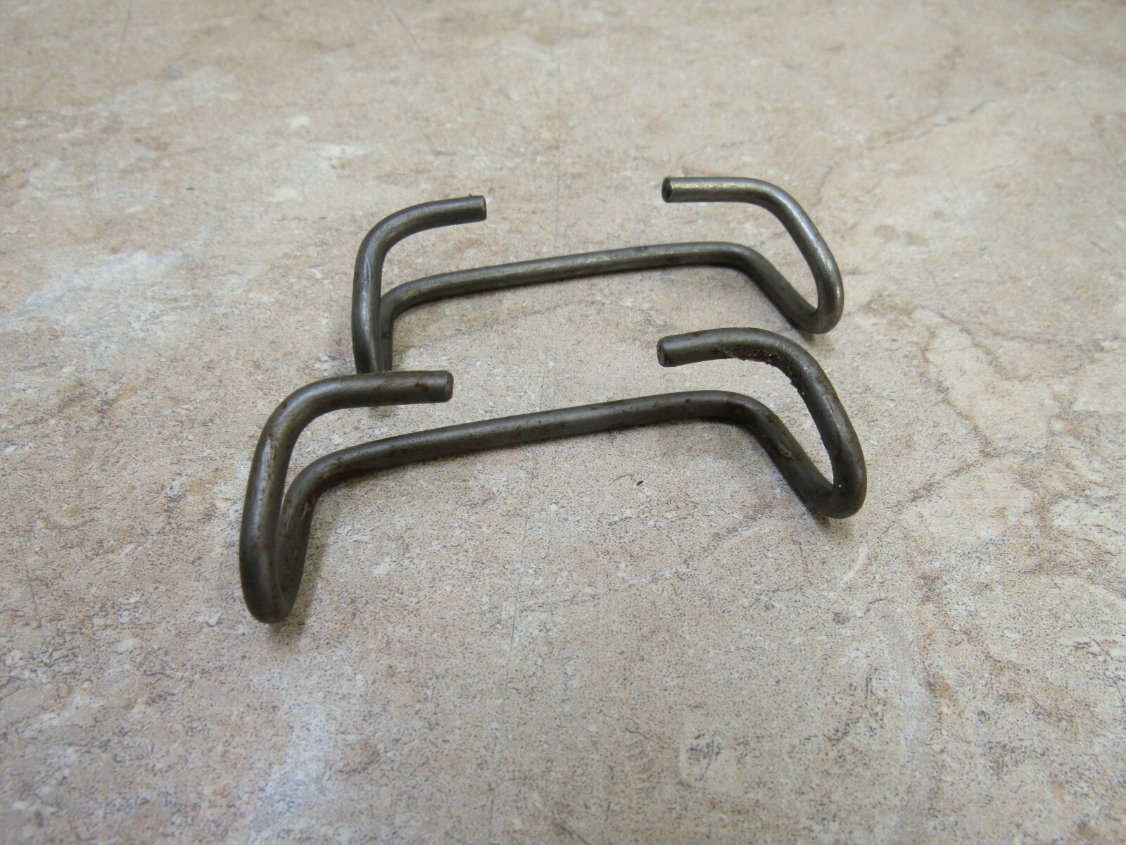 Lot of 2 Original WW2 M1910 US Pistol Belt Hook Hanger for Equipment Steel NOS Lot of 2 Original WW2 M1910 US Pistol Belt Hook Hanger for Equipment Steel NOS