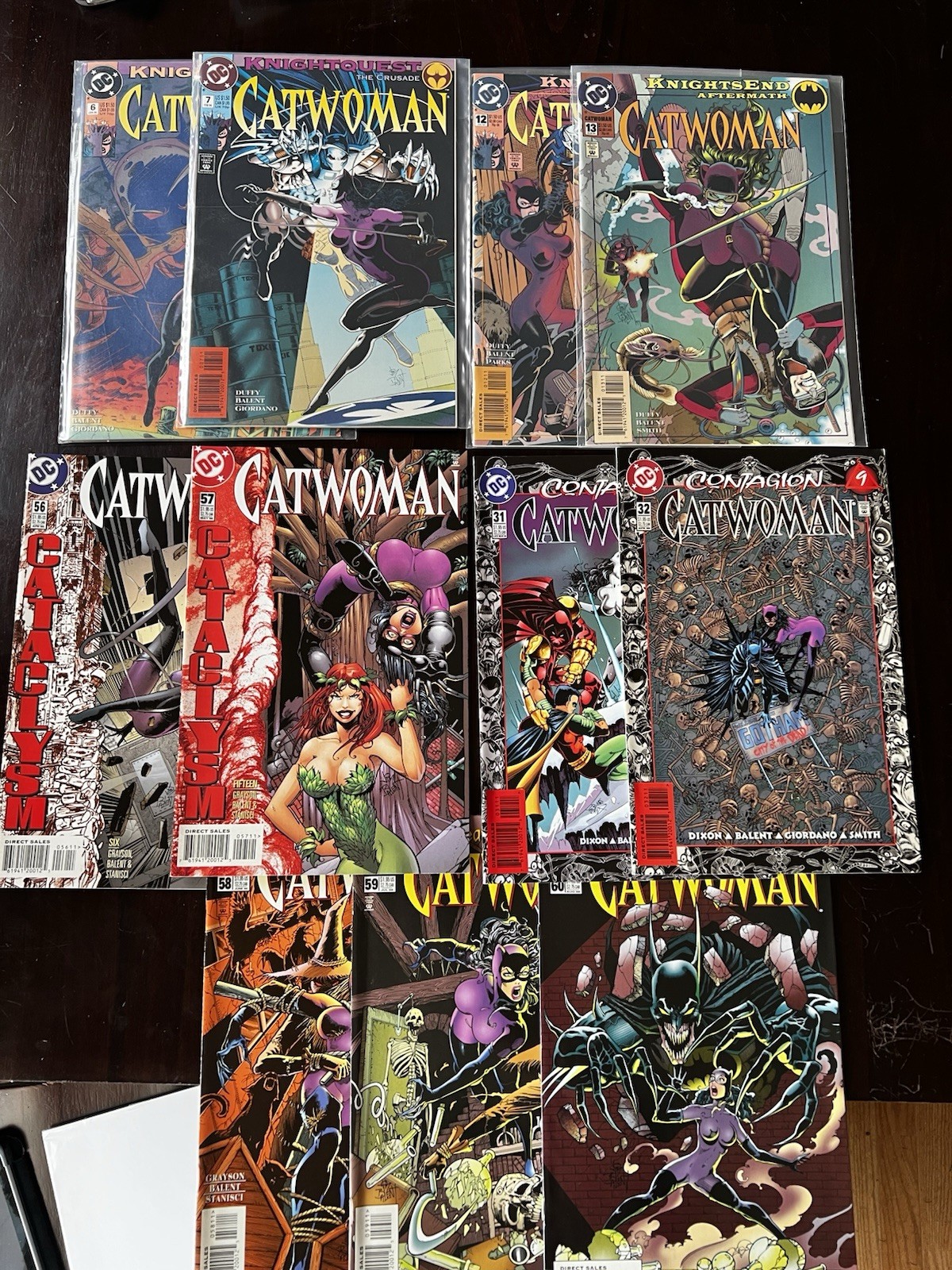 Catwoman 1995 Lot. Knight Quest, Knights End, Contagion, Ctclysm, Vng Of Scrcrw Catwoman 1995 Lot. Knight Quest, Knights End, Contagion, Ctclysm, Vng Of Scrcrw