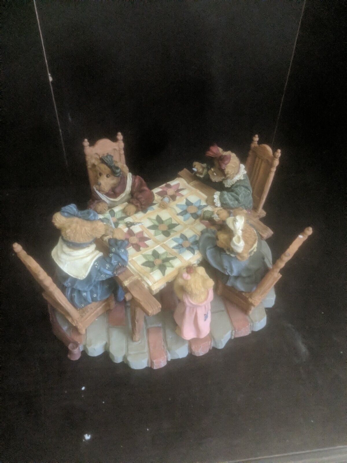 rare NEW BOYDS by Enesco a patchwork of friendship and memories STYLE #4015166